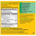 Nature Made B12 energy vitamins bottle showing side ingredient details