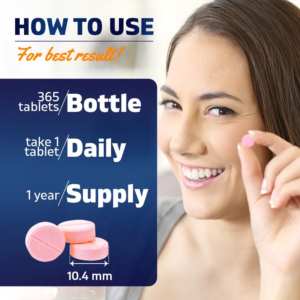 Fast dissolve Vitamin B12 tablets natural berry flavor