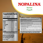 Nopalina authentic USA manufactured fiber formula capsules packaging