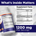 Vitamatic Cold Pressed Flax Seed Oil dietary supplement bottle showing nutrition facts and 675 milligrams ALA Omega 3 content