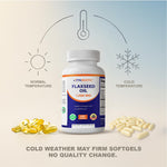Authentic Vitamatic Flaxseed Oil bottle from the United States displayed for premium Indian e commerce wellness collection