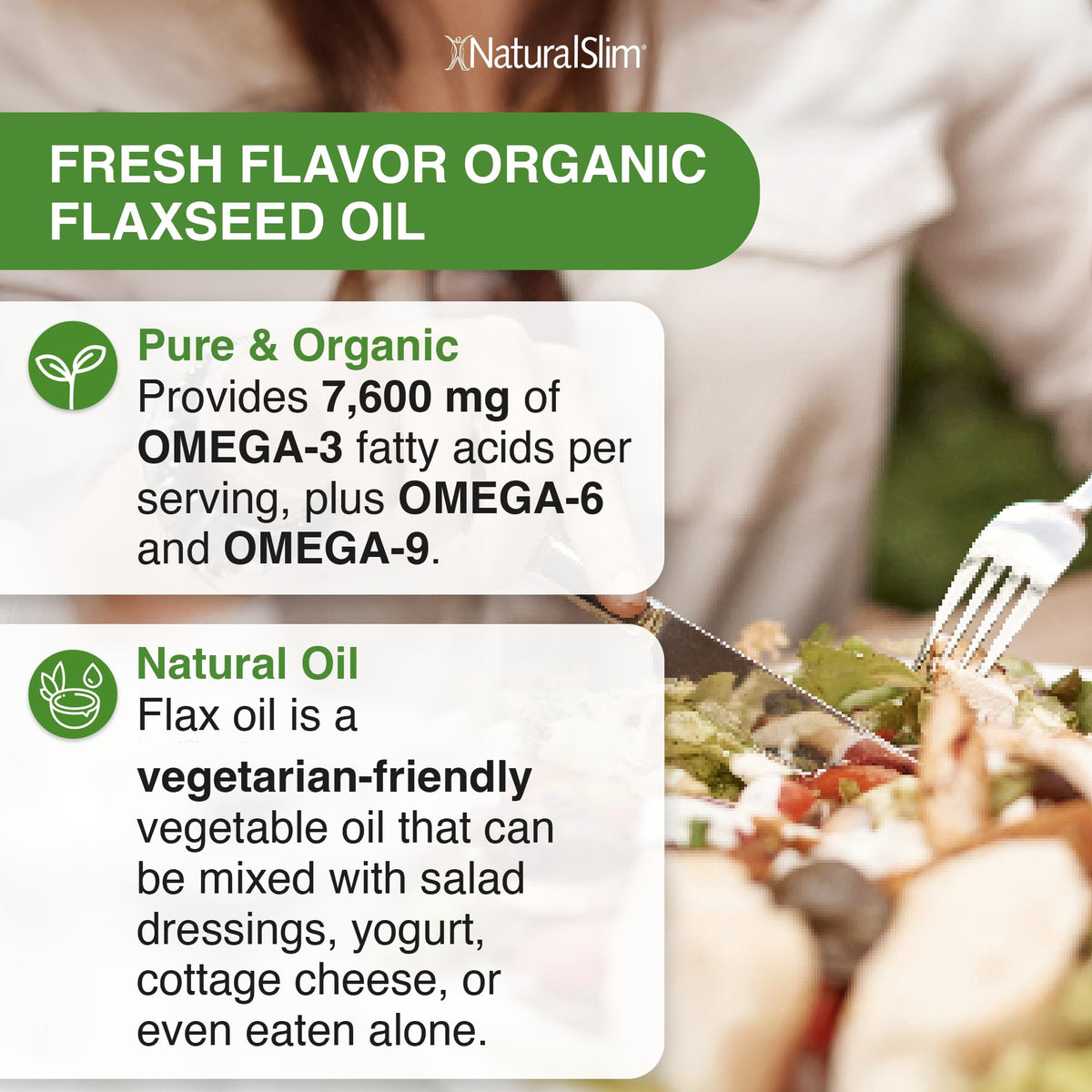 NaturalSlim 16 fluid ounce omega 3 6 9 supplement ingredients list