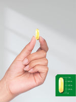 Authentic USA imported cold pressed organic flaxseed oil softgels for comprehensive wellness