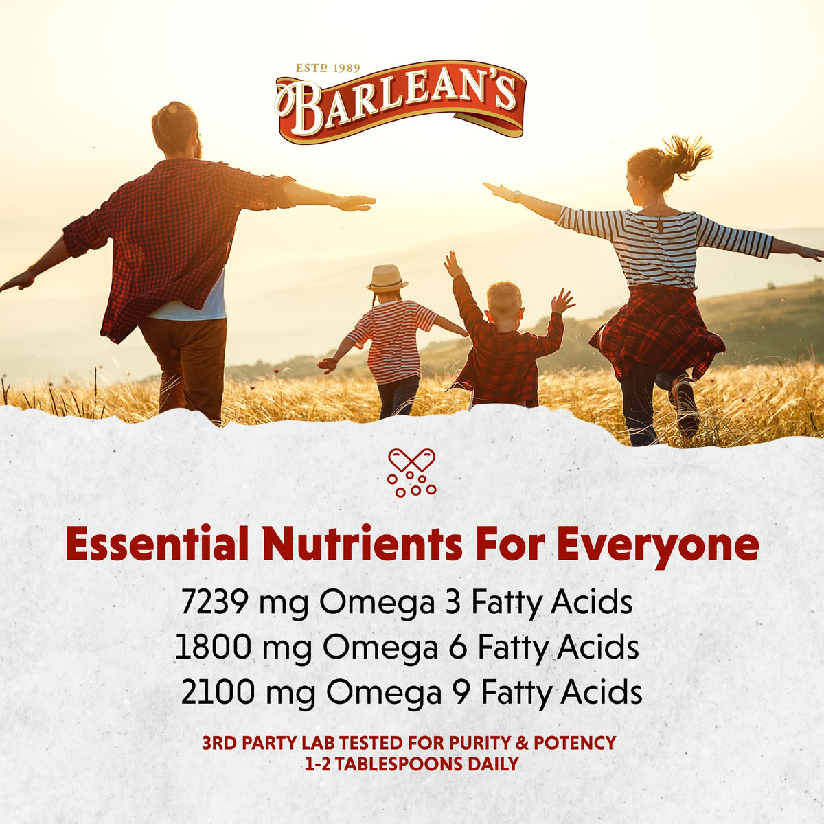 Premium imported flaxseed oil liquid supplement with natural plant lignans