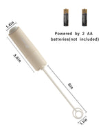 DOOBAANN BPA-free premium baby bottle stirrer package contents showing the mixer and ceramic base.