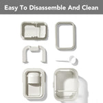 BPA free infant formula travel case with hygienic separate scoop compartment