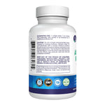 Vitality Span krill oil 500 mg sixty count bottle displayed on a clean surface highlighting pure ingredients.