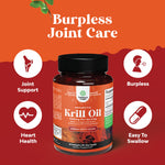 Natures Craft wild caught marine lipid softgels for heart and joint health support.