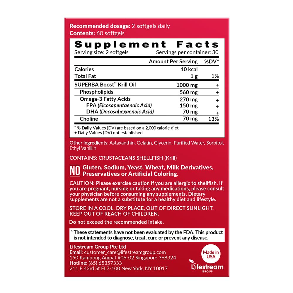 LABO Nutrition Perfect Krill EX 60 softgels box packaging perspective view.