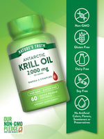 Authentic Nature's Truth non-GMO certified gluten-free krill oil packaging
