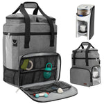 GarmentGlide formula maker storage bag fabric close up demonstrating thick wipeable waterproof lining.