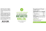 Antler Farms wild caught krill oil supplement bottle angled view highlighting rapid absorption formula