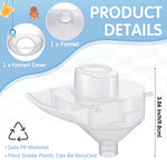 Remerry formula preparation spare funnel showing tool free installation alignment