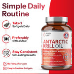Purity Labs sustainable wild caught krill oil supplement for adult wellness.