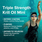 GNC heart and brain health krill oil supplement mini softgels expiration and batch code