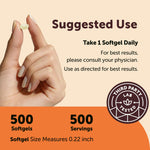 Close up of Micro Ingredients Vitamin A softgel texture