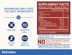 Premium Antarctic krill oil capsules for heart and joint health support