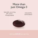 Premium omega 3 krill oil softgels with phospholipids and astaxanthin