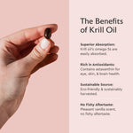 Non GMO and PCB tested krill oil capsules for heart health
