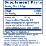 Antarctic krill oil and hyaluronic acid capsules for natural joint lubrication