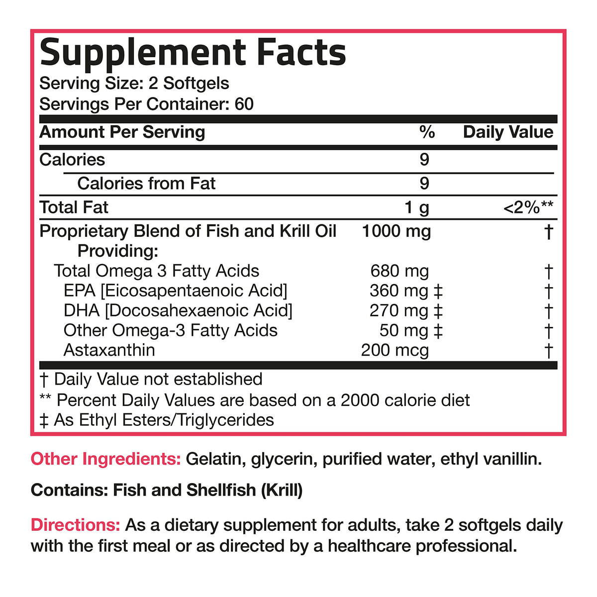 Bronson Omega 3 essential fatty acids premium blend container highlighting 1000 milligram potency.