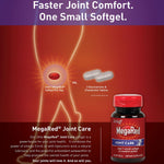 Authentic USA imported Schiff MegaRed joint support softgels for Indian consumers.
