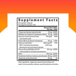 Seeking Health B Complex Plus dietary supplement side label detailing active coenzymated ingredients.