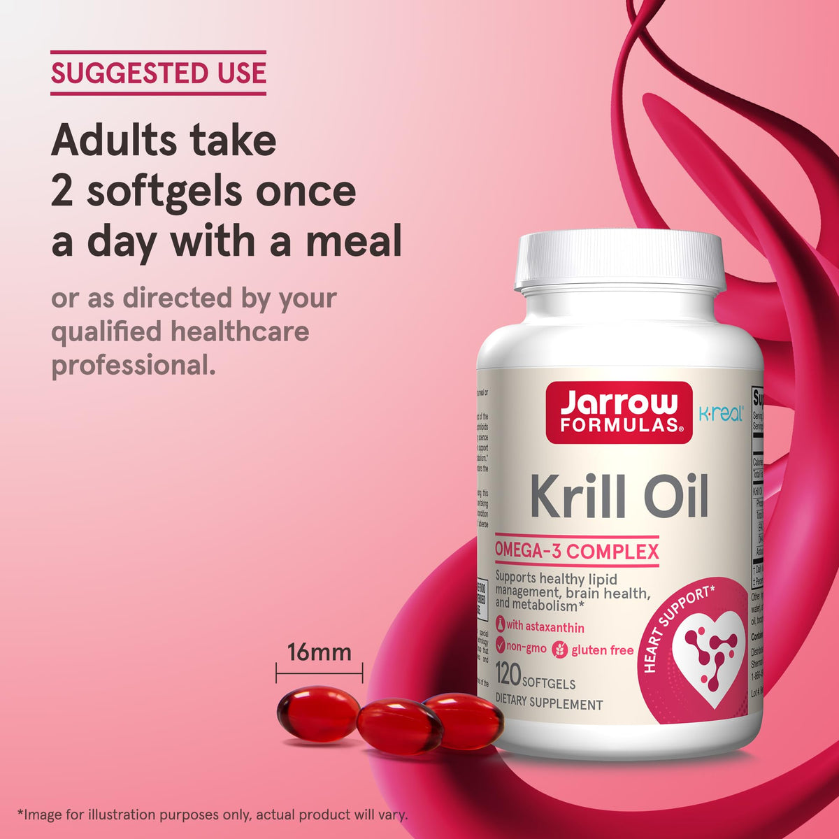 Authentic Jarrow Formulas omega 3 complex bottle with safety seal intact