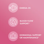 Premium imported Antarctic krill oil capsules for women immune and brain health support