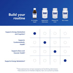 Authentic non GMO gluten free liquid B complex formula close up