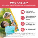 JulyDeer Antarctic krill oil bottle displaying pure non GMO formulation details.
