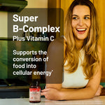 NatureWise clean label daily energy supplement bottle sitting on a bright wellness themed background