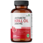 Futurebiotics pure premium krill oil 120 softgels showing clear dosage instructions and complete nutritional information facts