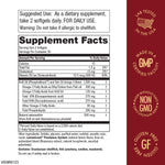 Purity Products Krill Fish Oil Blend 1000 mg nutritional supplement facts label close up.