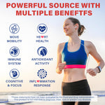 High bioavailability Antarctic krill oil capsules for cardiovascular health and immunity support.