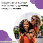USA imported Bluebonnet Nutrition non-GMO gluten-free B complex capsules for daily vitality