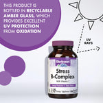 Bluebonnet Nutrition Stress Relief B Complex 100 count bottle packaging for cellular energy metabolism