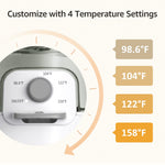 GROWNSY baby formula water warmer green variant with built-in night light active