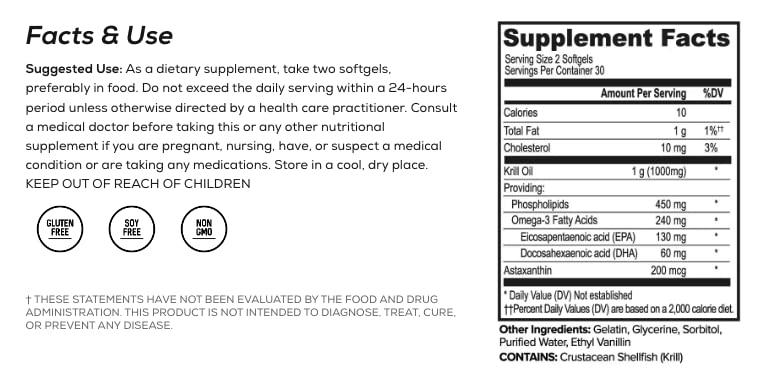 Nature's Bounty Krill Oil 30 softgels packaging display for cardiovascular support