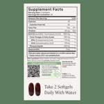 Authentic imported Stonehenge Health Antarctic krill oil capsules alongside natural lemon oil details.