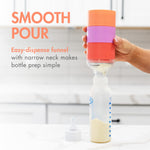 Boon Triful three count travel container packed neatly inside a diaper bag