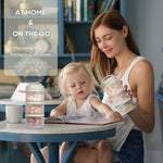 Termichy stackable formula container twin pack showing compact size for diaper bags