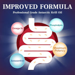 NatureMyst SuperiorRed Krill Oil nutritional profile showing omega 3 and astaxanthin