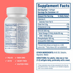 NativePath Antarctic Krill Oil 60 softgels packaging highlighting the premium EPA DHA and astaxanthin ingredients.