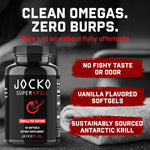 Authentic USA imported Jocko Fuel krill oil omega 3 supplements for mobility