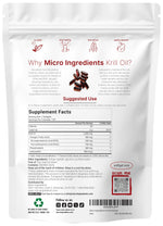 Micro Ingredients Triple Strength Krill Oil two thousand milligrams supplement packaging