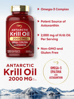Close up view of the quick release krill oil softgels containing astaxanthin