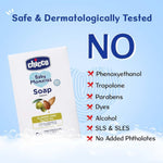 Chicco Baby Moments Soap natural ingredients graphic