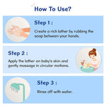 Chicco Baby Moments Soap 75g lifestyle usage shot