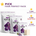 Gentle body wash bar for sensitive child skin
